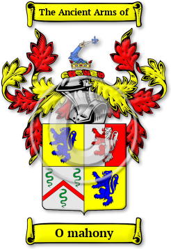 O mahony Family Crest Download (jpg) Legacy Series - 150 DPI